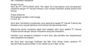 Catering sejahtera alamat kompleks bpd pelemgurih no. Contoh Surat Penawaran Kerjasama Catering Untuk Perusahaan Contoh Surat