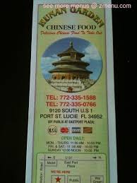 I am spending the day in port st lucie.does anyone have a good lunch spot or take out place they can recommend? Online Menu Of Hunan Garden Chinese Restaurant Restaurant Port Saint Lucie Florida 34952 Zmenu