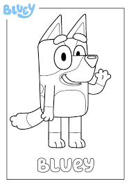 There are online doctor who games featuring mickey, rose, sarah jane, martha and other characters. Print Your Own Colouring Sheet Of Bluey At Home