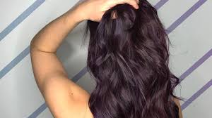 Purple looks lovely on curly hair as it gives them some extra dimension. Dark Purple Hair Is The Most Popular Hair Colour For Spring 2018