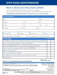 Image result for STOP-Bang Questionnaire