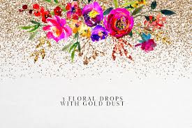 Maybe you would like to learn more about one of these? Frasua Purple Pink Gold Watercolor Floral Clipart Collection By Whiteheartdesign Thehungryjpeg Com