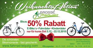 Weihnachts Aktion Bei Grosse Radwelt Fahrrad Leipzig
