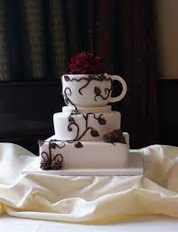 Vines A Coffee Cup Coffee Wedding Cake Cake Flower Cake