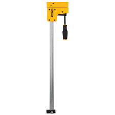 Dewalt 24 In 1500 Lb Parallel Bar Clamp W 3 75 In Throat Depth Cabinet Making Steel Bar Joinery Tools
