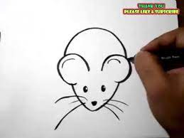 How To Draw A Rat Easy Drawing For Kids | Yzarts - Youtube