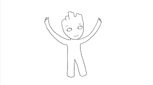 Some of the coloring page names are landon cassell i am baby groot groot coloring coloring rocket and groot groot is a tree like creature and an extremely powerful he is a character in the coloring groot focused big animals eyes coloring pags cute baby animals coloring coloring step by step how to draw lego groot image result for baby groot. How To Draw Baby Groot Step By Step Drawing Beano Com
