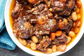 This Jamaican Oxtails Recipe Is The Perfect Caribbean Stew For Dinner Delicious And Tender Oxtail And Butter Beans Tha Oxtail Recipes Recipes Jamaican Recipes