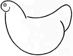 These lines form the top of the chicken's head and the back of the neck. How To Draw Chickens Hens With Easy Step By Step Drawing Tutorial How To Draw Step By Step Drawing Tutorials