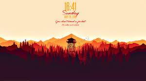 Always Liked A Clean Desktop Firewatch Painting Game Art