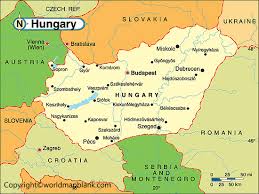 Get free map for your website. Labeled Map Of Hungary With States Cities Capital