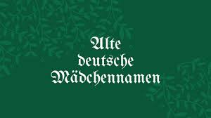 Das nationalteam des deutschen baugewerbes besteht aus den besten deutschen nachwuchshandwerkern im baugewerbe und wird vom zentralverband des deutschen baugewerbes. Alte Deutsche Madchennamen