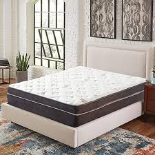 Nutan 12 Inch Euro Top Firm Foam Encased Innerspring Mattress Orthopedic Support For A Restful Night Twin Size Mattress Sizes Mattress White Noise