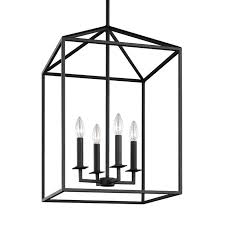 Laurel Foundry Modern Farmhouse Odie 4 Light Foyer Pendant Reviews Birch Lane Square Pendant Lighting Foyer Pendant Lighting Sea Gull Lighting