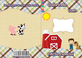 Capa De Livro Infantil Para Colorir Fazendinha Menino Fazendinha Menina Decoracao Fazendinha Menino Festa Infantil Fazendinha