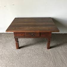 45w x 29d x 36h #5931. Antique Pine And Oak Coffee Table Tables