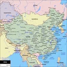 Map Of China With Cities Map Of Largest Chinese Cities China City China Map Map