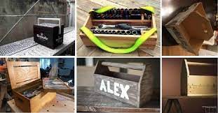A homemade wooden rolling toolbox. 15 Diy Tool Box Plans How To Make A Tool Box