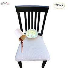 I knew with so many kids, the light fabric was doomed unless i did some. Waterproof Dining Chair Cover Protector Pack Of 2 Perfect For Pets Kids Elderly W Dining Chair Covers Seat Covers For Chairs Interior Design Dining Room