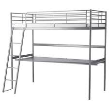 Ikea Svarta Loft Bed Frame With Desk Top Ikea Loft Bed Loft Bed Frame Loft Bed