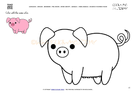In this website, you can find numerous printable pig coloring pages that depict these creatures in cartoonish ways. Example Coloring Page Cute Pig Sow Color Picture Of Pig