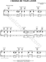 Prince I Wanna Be Your Lover Sheet Music In Bb Major Transposable Download Print Guitar Tabs Songs Sheet Music Prince