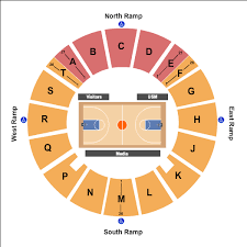 Reed Green Coliseum Seating Charts For All 2019 Events