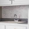 Painting an existing backsplash or inserting a removable backsplash you have painted previously can be an economical and attractive way to spruce up your kitchen. 1