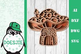 Download Gnome House Toadstool 3d Layered Mandala Svg Multi Layer 1085319 Cut Files Design Bundles