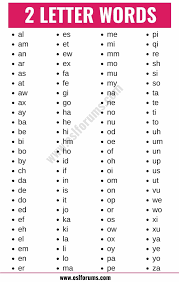 Although there are many online tools that can unscramble letters, you 2 Letter Words List Of 100 Words That Have 2 Letters In English Esl Forums 2 Letter Words Two Letter Words Letter N Words