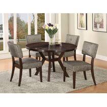 Picking a proper kitchen table and chairs is quite tricky. Modern Round Kitchen Dining Room Sets You Ll Love In 2021 Wayfair