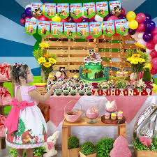 Creative party theme ideas marry decor, favors, food, wine, games. Buy Weparty Birthday Party Supplies For Bear And Masha Birthday Party Decorations For Boys And Girls Banner Cake And Cupcake Toppers Balloons Invitation Cards Online In Vietnam B08yfcvtfc