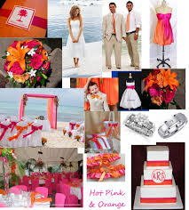Pin By Michelle On Wedding Wonders Orange Wedding Themes Beach Wedding Pink Orange And Pink Wedding