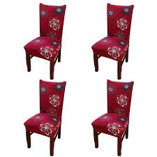 4.9 out of 5 stars with 18 ratings. Chair Protector Cover Slipcover Pack Of 4 Eleoption Stretch Removable Washable Spandex Chair Cover For Dining Room Wedding Banquet Decoration Walmart Com Walmart Com