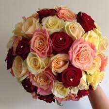 Our mixed rose bouquets are full of life and filled with color. Cluster Of Mixed Roses Wedding Anniversary And Funeral Flowers In Blantyre Lanarkshire