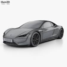 Supercars Gallery Tesla Roadster No Background