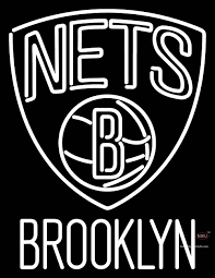 The brooklyn nets logo was presented in the year of its debut and directly reflected the basketball theme. Brooklyn Nets Nba Logo Real Neon Glass Tube Neon Sign Brooklyn Nets Nba Logo Logo Real