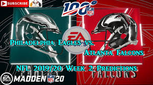 Both the philadelphia eagles and atlanta falcons have been at the top of the nfc at different points throughout their histories, with those histories intersecting throughout a rivalry that has decided who will play in the. Philadelphia Eagles Vs Atlanta Falcons Nfl 2019 20 Week 2 Predictions Madden Nfl 20 Youtube