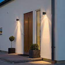 konstsmide modena vegglykt designbelysning no front door lighting exterior wall light black wall lights