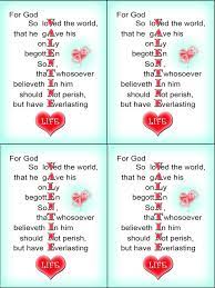 John 3 16 Kjv Valentine In 2020 Sunday School Valentines Sunday School Valentines Crafts Christian Valentines