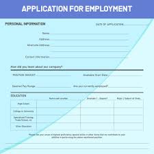 10 best printable blank application for employment printablee com