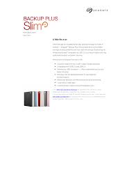 And as long as you have the software loaded. Seagate Sthn2000401 Specification Manualzz
