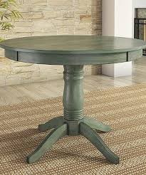 Loving This Dark Sea Green Round Dining Table On Zulily Zulilyfinds Dining Table Round Dining Wood Pedestal