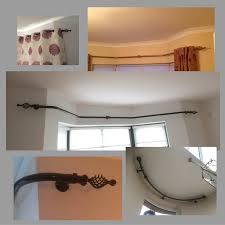 Round bay window curtain pole. Bay Window Curtain Poles Home Facebook