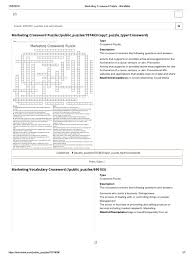 Themed crossword puzzles with a human touch. Marketing Crossword Puzzle Wordmint Pdf Crossword Retail