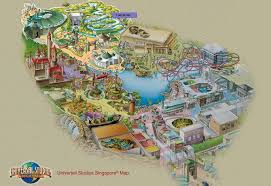 Universal Studios Singapore Map Universal Studios Singapore Theme Park Map Holiday In Singapore