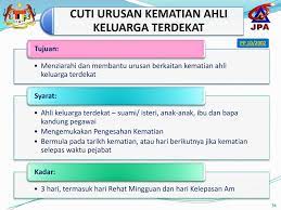 For more information and source,. Cuti Ehsan Kematian Swasta