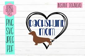 Download Dachshund Mom Graphic By Reneescreativesvgs Creative Fabrica SVG Cut Files