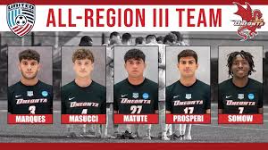 Five Men's Soccer Members Receive All-Region III Honors