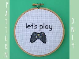 Bei uns findest du alles, was fans glücklich macht: Art Collectibles Cross Stitch I M A Gamer X Stitch Pattern Crossstitch Needlework Gaming Quotes Geeky Pattern Geek Cross Stitch Cross Stitch Pdf Pattern